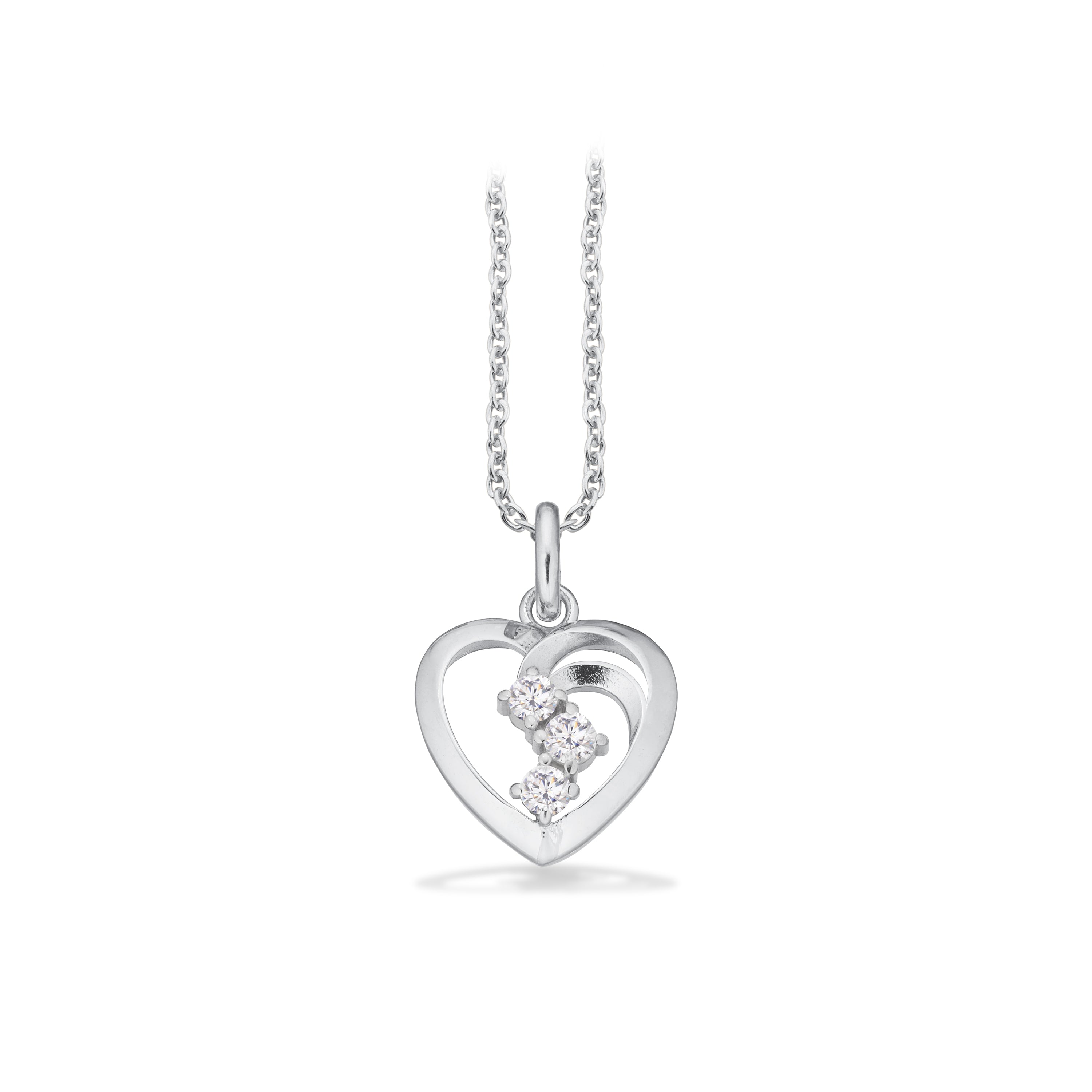 Scrouples Halskæde i Sølv med Syn. cubic zirconia
