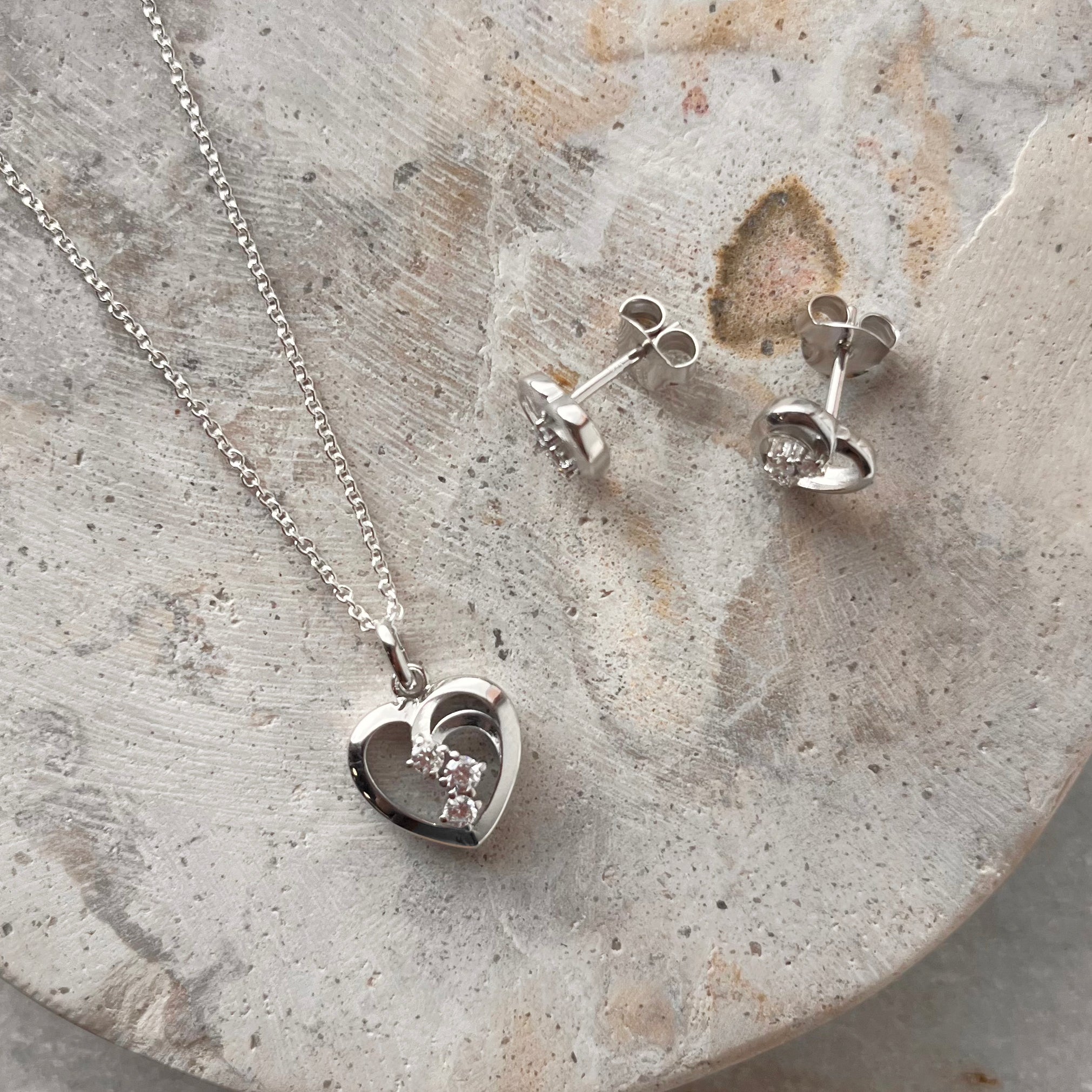 Scrouples Halskæde i Sølv med Syn. cubic zirconia