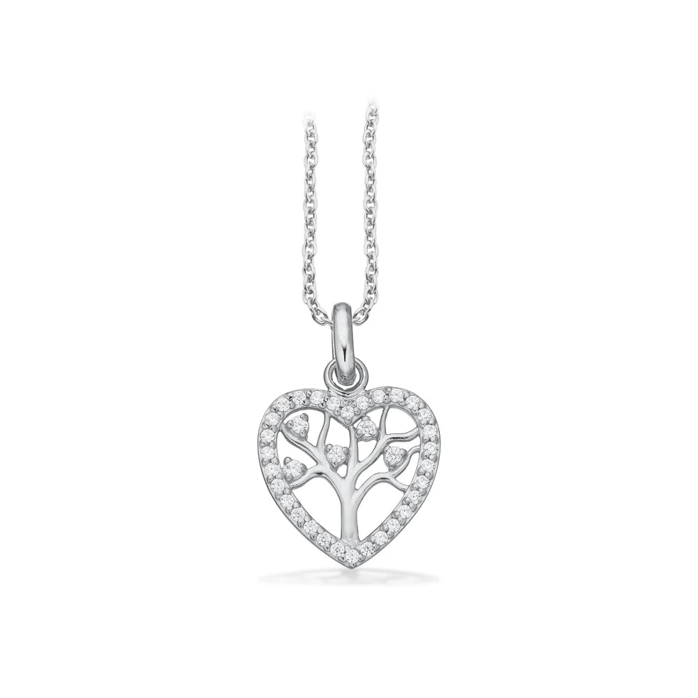 Scrouples Halskæde i Sølv med Syn. cubic zirconia