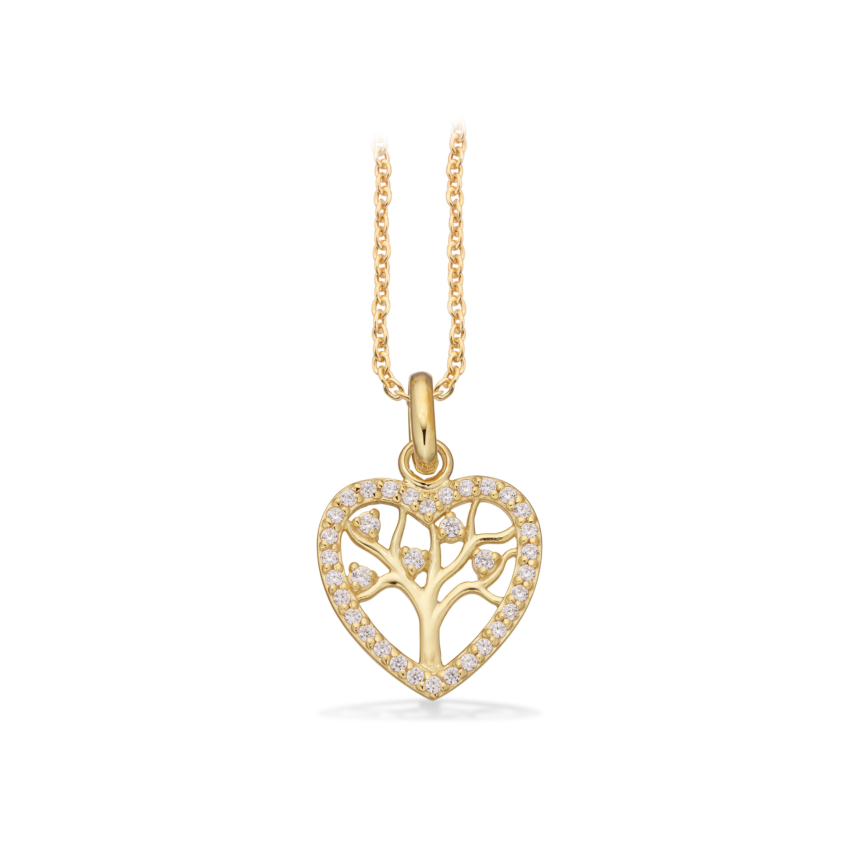 Scrouples Halskæde i Sølv med Syn. cubic zirconia