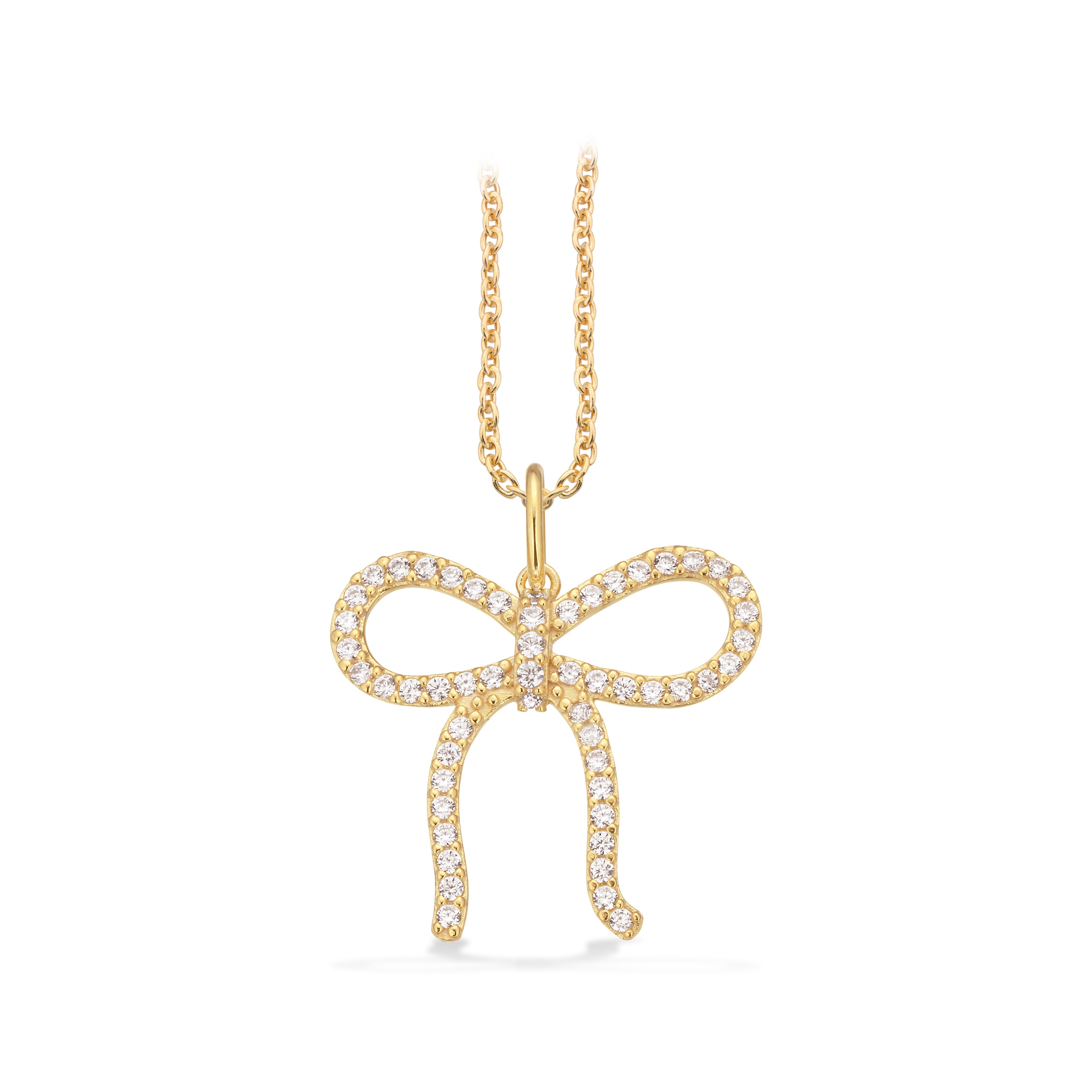 Scrouples Halskæde i Sølv med Syn. cubic zirconia
