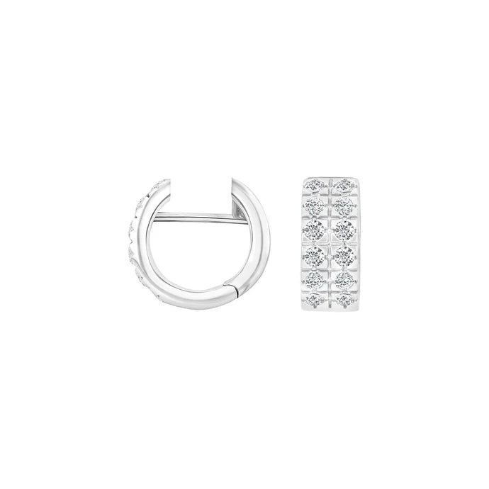 Forgyldte sølv creoler med zir Dita