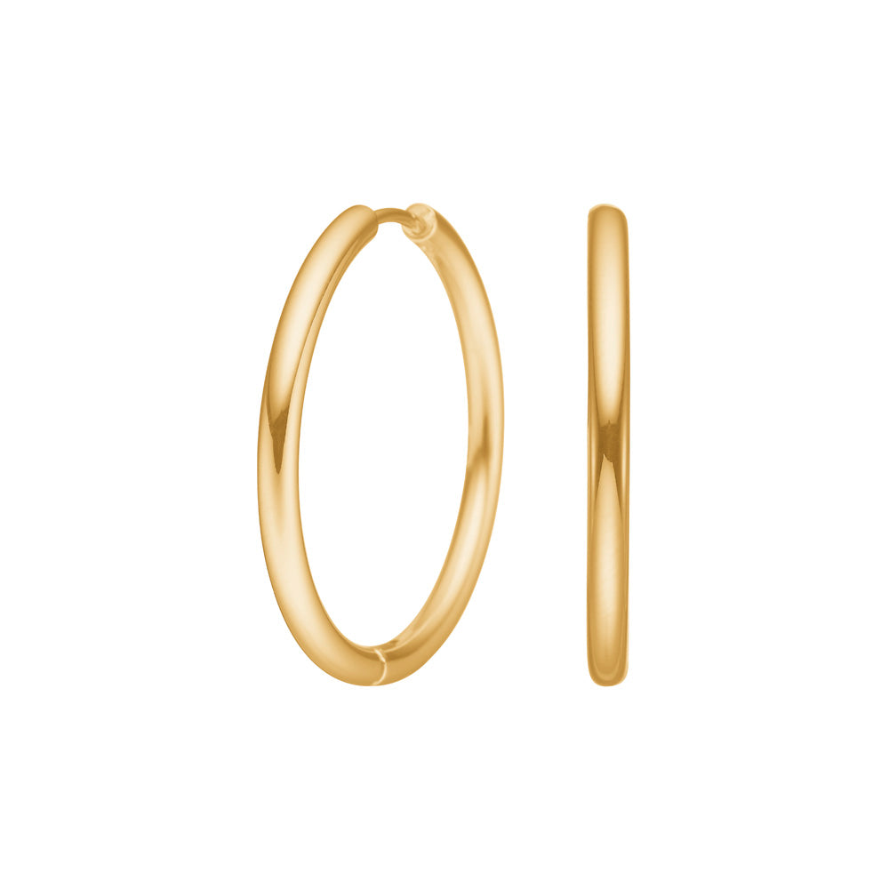 Creoler stål 30mm IP gold CALMA