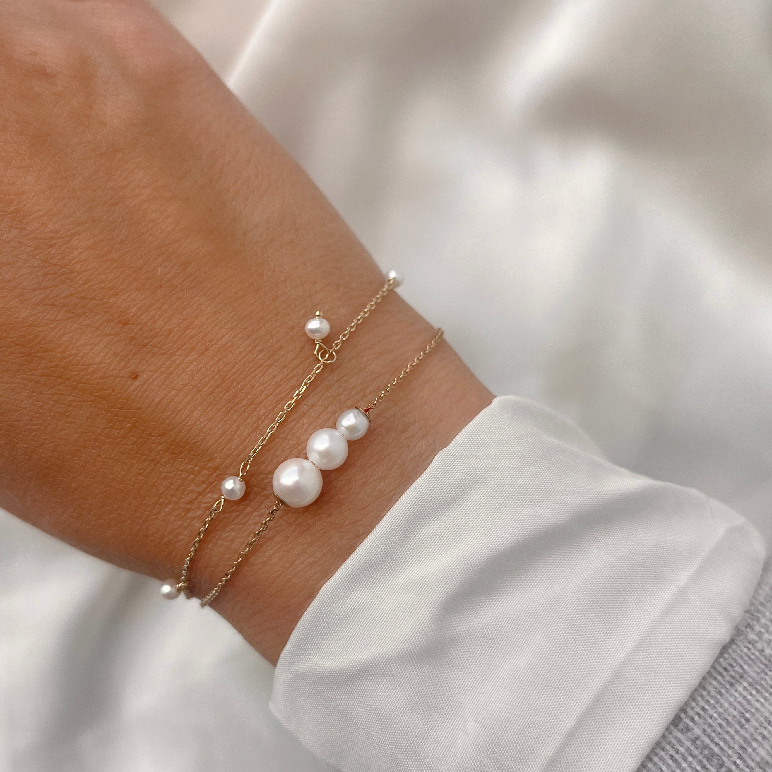 Scrouples Armbånd fkp. 17+2cm 9 kt.