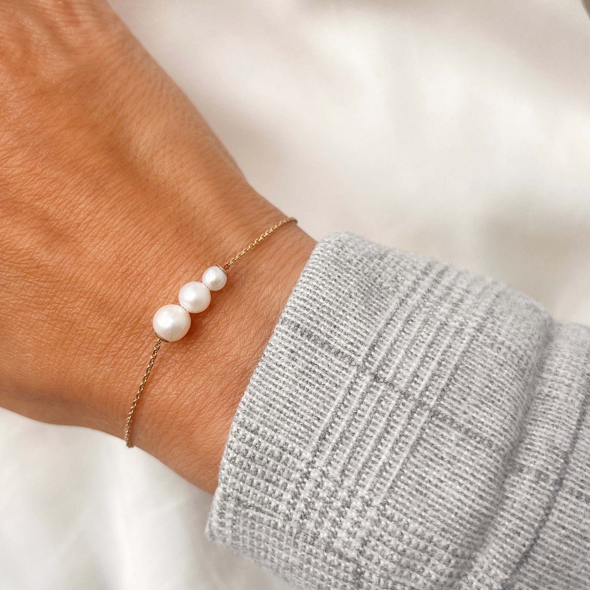 Scrouples Armbånd 3 fkp. 17+2cm 9 kt.