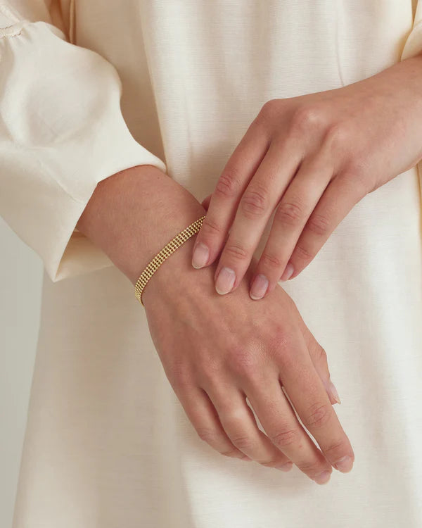 Eden Forgyldt messing armbånd