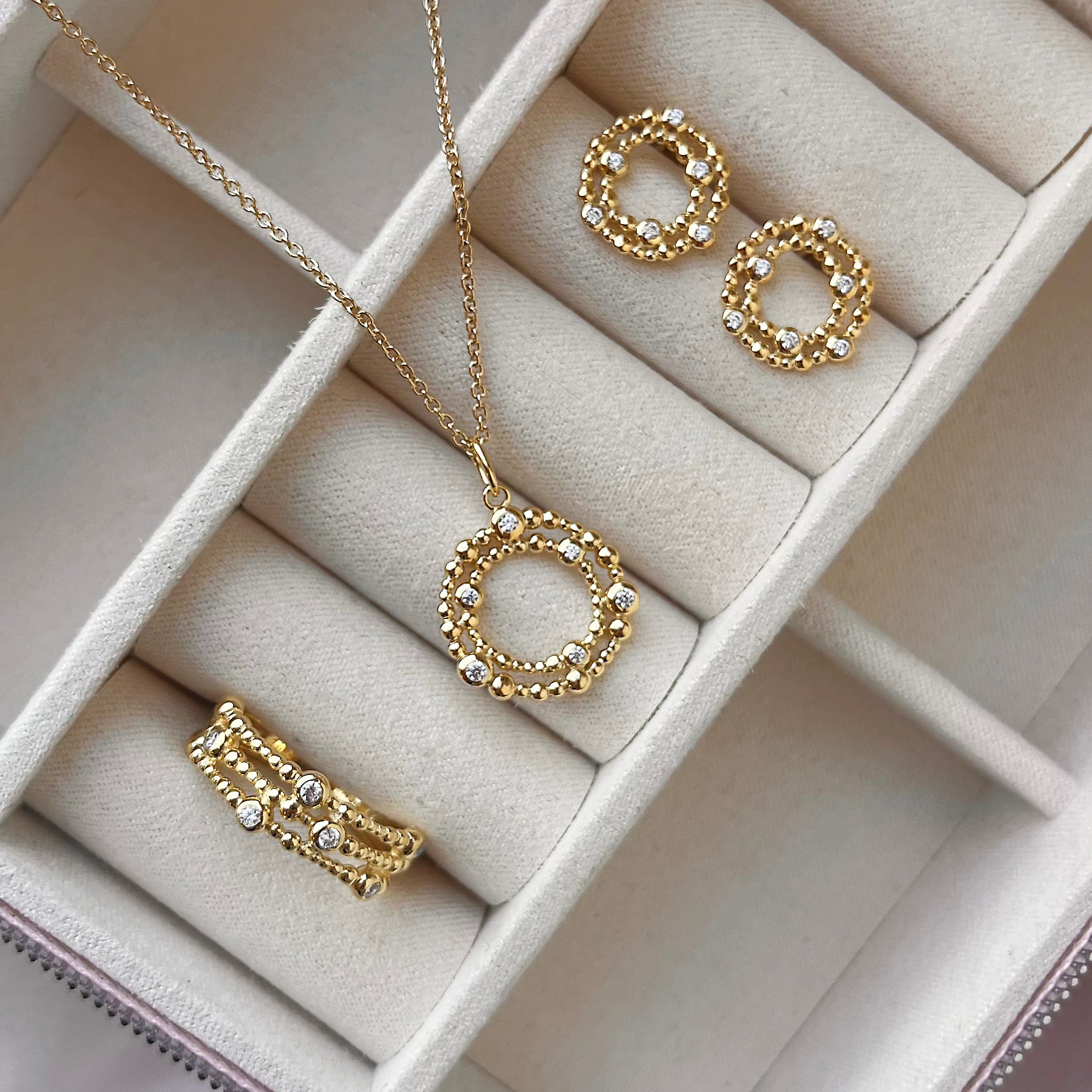 Scrouples Ringe i Sølv med Syn. cubic zirconia