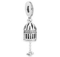 Pandora Free as Bird Cage Charm