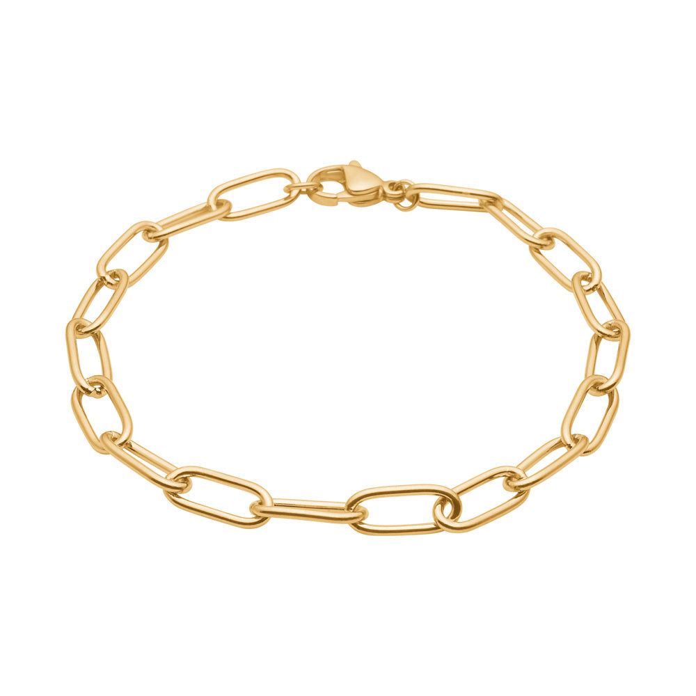 Armbånd stål IP gold CIELO