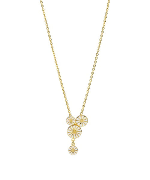 Lund Copenhagen forgyldt Marguerit collier