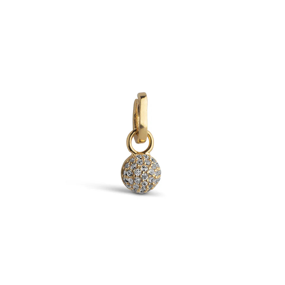 Enamel Disco Ball charm