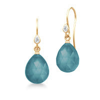 Øreringe fra Ballerina med krystaller og brillantslebne cubic zirconia.