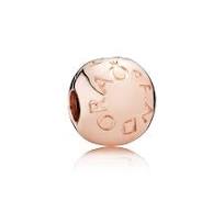 Rose klemmeled Pandora logo