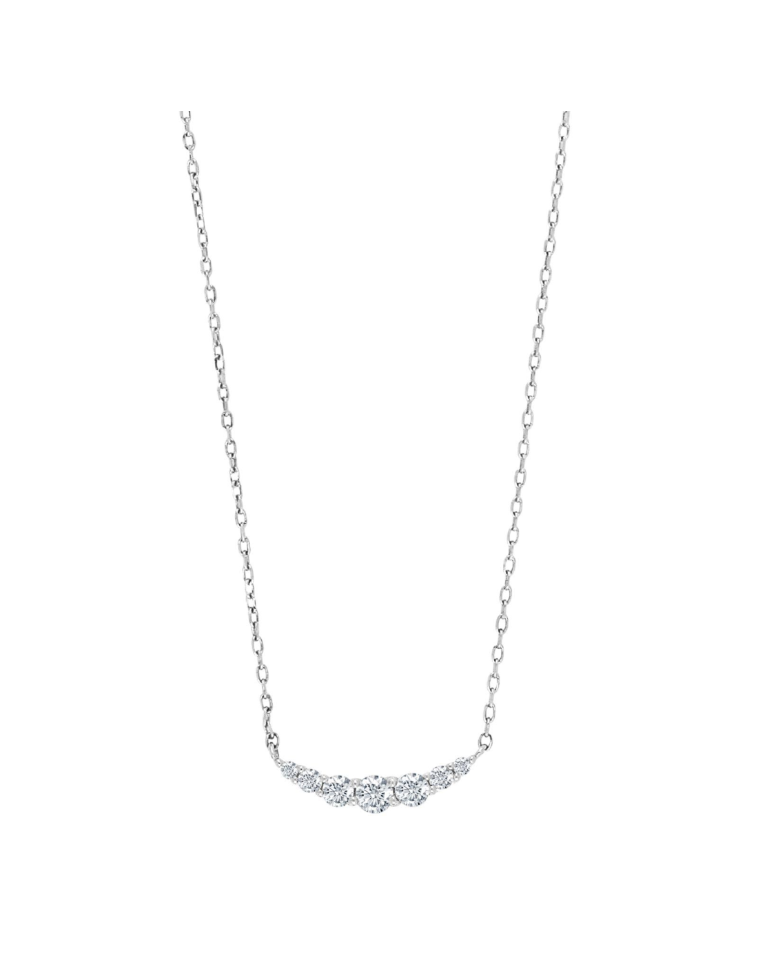 Sølv forgyldt collier med 5 ziakonia